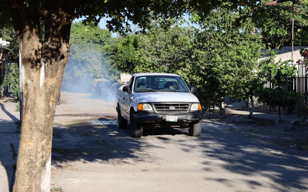 REFUERZAN FUMIGACIÓN CONTRA DENGUE EN LOS MUNICIPIOS DE RIESGO