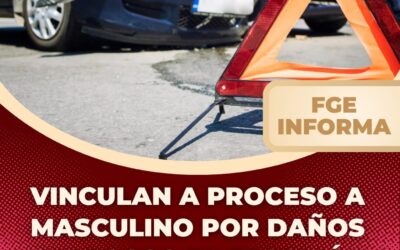 VINCULAN A PROCESO A MASCULINO POR DAÑOS CULPOSOS EN TECOMÁN