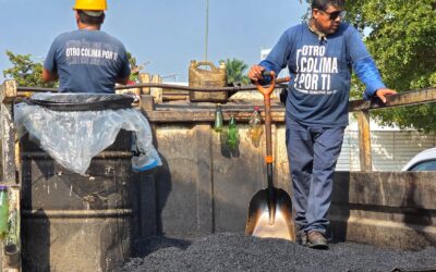 GOBIERNO DE RIULT RIVERA CONTINÚA CON LA CAMPAÑA DE BACHEO EN LA CAPITAL