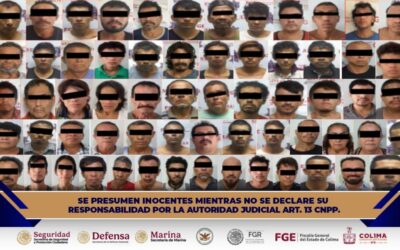 INFORMA SSP DETENCIÓN DE 65 PERSONAS EN EL ESTADO LA ÚLTIMA SEMANA