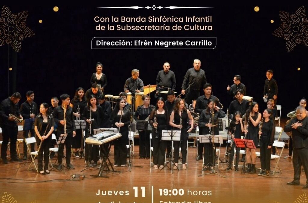INVITA CULTURA A LOS CONCIERTOS NAVIDEÑOS EN EL TEATRO HIDALGO