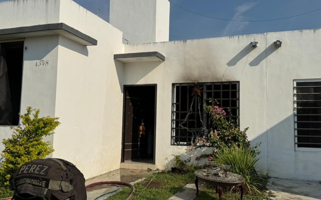 ATIENDEN INSTANCIAS DE EMERGENCIA ESTATAL A MENOR QUE ESTABA EN INCENDIO DE VIVIENDA