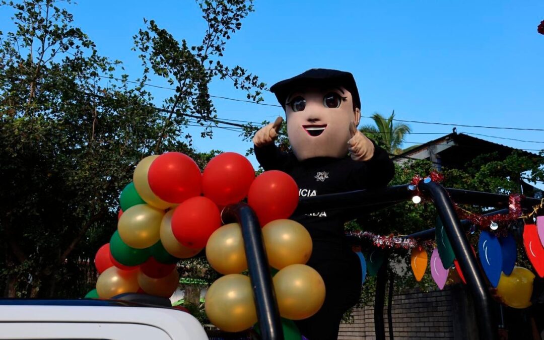 SSP LLEVA CARAVANA NAVIDEÑA ‘LA MAGIA DE LA PREVENCIÓN’ A COMUNIDADES DE COMALA