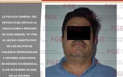 VINCULADO A PROCESO POR VIOLENCIA INTRAFAMILIAR Y LESIONES AGRAVADAS