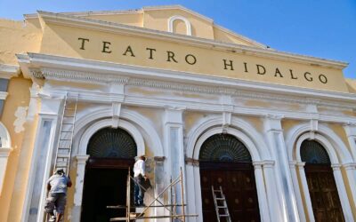 CULTURA COLIMA E INAH REALIZAN ACCIONES DE RESTAURACIÓN EN EL TEATRO HIDALGO