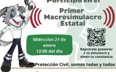 GOBIERNO DE COLIMA INVITA A PARTICIPAR EN PRIMER MACROSIMULACRO ESTATAL DE PROTECCIÓN CIVIL 2026