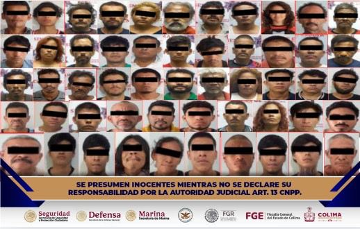POLICÍA ESTATAL DE COLIMA DETIENE A 53 PERSONAS INFRACTORAS DE LA LEY