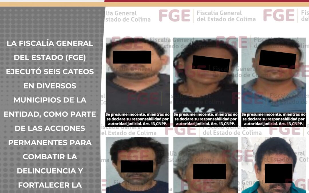 EN CATEOS, LOCALIZAN CUERPO SIN VIDA, DECOMISAN NARCÓTICO Y DETIENEN A SEIS PERSONAS POR DELITOS CONTRA LA SALUD