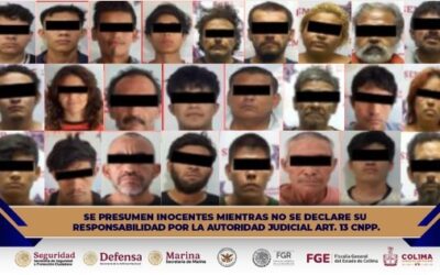 DETUVO POLICÍA ESTATAL A 25PERSONAS RELACIONADAS  CON HECHOS DELICTIVOS DURANTE EL FIN DE SEMANA