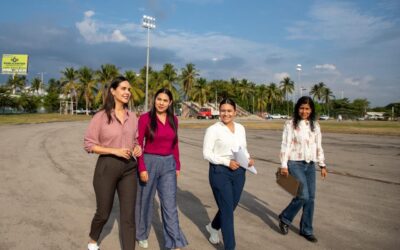 SUPERVISAN INDIRA VIZCAÍNO Y ROSI BAYARDO AVANCES EN REHABILITACIÓN DE LA UNIDAD ‘5 DE MAYO’