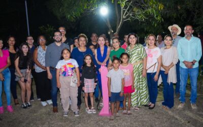 ENTREGA TEY REHABILITACIÓN DE ALUMBRADO DEL JARDÍN COLONIA ALFONSO ROLÓN