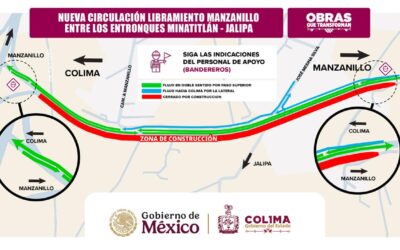 SEIDUM: ESTE MARTES ENTRÓ EN FUNCIONES EL NUEVO ENTRONQUE EN EL PUENTE JALIPA, EN MANZANILLO