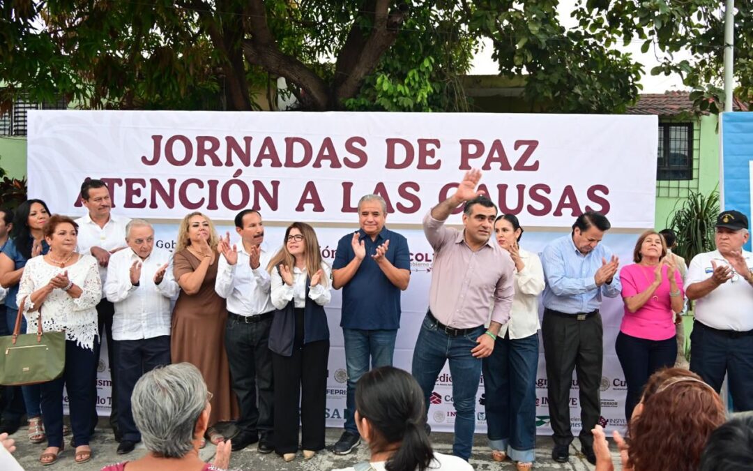 ENTREGA RIULT RIVERA APOYOS DURANTE LAS JORNADAS POR LA PAZ EN EL MEZCALITO
