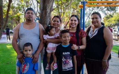 INDIRA VIZCAÍNO ENTREGA NUEVO PARQUE LINEAL EN LA COLONIA SANTA AMALIA, EN COLIMA