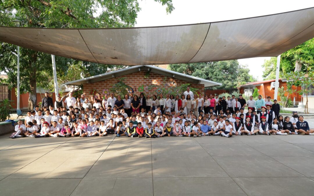 REALIZAN CEREMONIA ITINERANTE MENSUAL DEL PODER LEGISLATIVO EN PRIMARIA DE EL DIEZMO