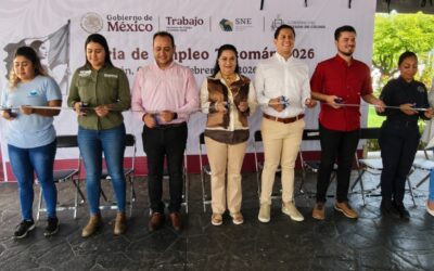 MÁS DE 250 PERSONAS PARTICIPARON EN LA ‘PRIMERA FERIA DE EMPLEO 2026’ EN TECOMÁN