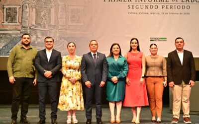 AFIRMA RIULT RIVERA QUE LA UNIVERSIDAD DE COLIMA ES PARTE IMPORTANTE PARA SEGUIR AVANZANDO DE MANERA MUTUA