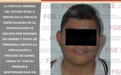 OBTIENE FGE VINCULACIÓN A PROCESO Y PRISIÓN PREVENTIVA OFICIOSA CONTRA IMPUTADO POR ABUSO SEXUAL