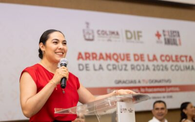 INDIRA VIZCAÍNO PARTICIPÓ EN EL ARRANQUE DE LA COLECTA ANUAL DE LA CRUZ ROJA 2026 EN COLIMA