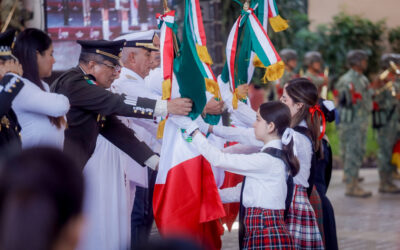 UDEC, PRESENTE EN LA CEREMONIA ESTATAL POR EL DÍA DE LA BANDERA