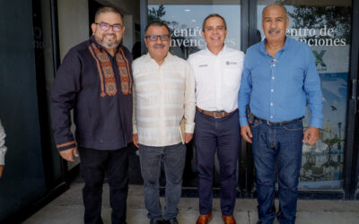 RECTOR ASISTE A FIRMA DE CONVENIO ENTRE EL INEA Y GOBIERNO DEL ESTADO DE COLIMA