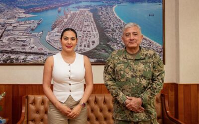 INDIRA VIZCAÍNO SE REÚNE CON SUBSECRETARIO DE ASUNTOS MARÍTIMOS Y PORTUARIO PARA FORTALECER COORDINACIÓN