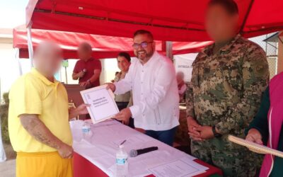 IEEA ENTREGA 21 CERTIFICADOS DE EDUCACIÓN BÁSICA EN EL CERESO DE MANZANILLO