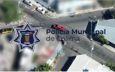 POLICÍA MUNICIPAL CAPITALINA REALIZA VIGILANCIA EN EL CENTRO APOYADO CON DRONES