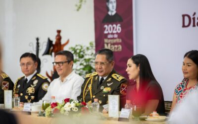 EXPRESA INDIRA VIZCAÍNO RECONOCIMIENTO Y DISPOSICIÓN DE FUERZAS ARMADAS A TRABAJAR POR LA PAZ Y SEGURIDAD