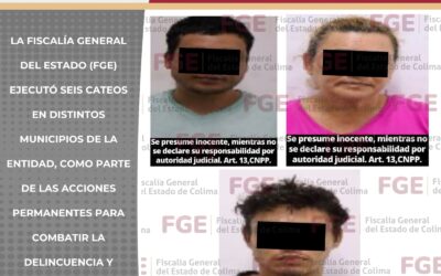 EN CATEOS DETIENEN A TRES PERSONAS Y ASEGURAN NARCÓTICO
