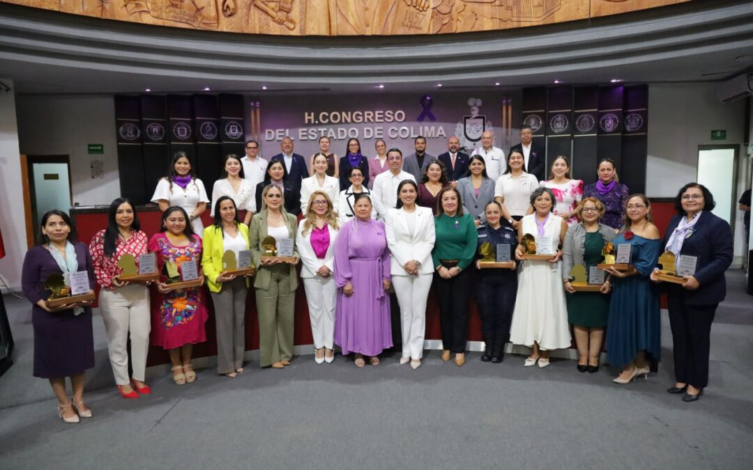 RECONOCE CONGRESO DE COLIMA LA TRAYECTORIA DE DIEZ MUJERES DESTACADAS