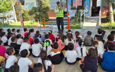 LA POLICÍA MUNICIPAL DE COLIMA FOMENTA LA EDUCACIÓN VIAL EN PREESCOLAR