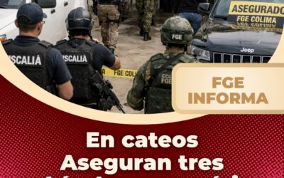 EN CATEOS, ASEGURAN TRES VEHÍCULOS Y NARCÓTICO