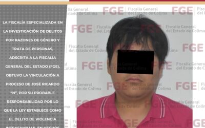 HOMBRE ES VINCULADO A PROCESO POR VIOLENCIA INTRAFAMILIAR