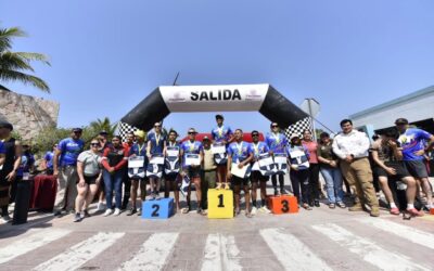 OBTIENE UEPC COLIMA PRIMER LUGAR EN NATACIÓN Y CICLISMO DE MONTAÑA EN EL TRIATLÓN BOMBERIL DE CUASTECOMATES
