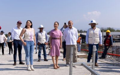 ESTE SÁBADO, CLAUDIA SHEINBAUM E INDIRA VIZCAÍNO SUPERVISARON AVANCES EN ‘ARCO SUR’ Y ACUEDUCTO ‘AGUA PARA COLIMA’