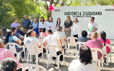 REALIZA ISSSTE COLIMA PRIMERA AUDIENCIA PÚBLICA CON JUBILADOS Y AGREMIADOS DEL SNTE 6 EN TECOMÁN