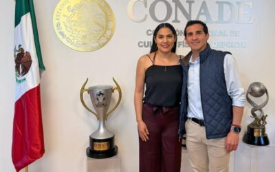 GOBERNADORA Y TITULAR DE CONADE REVISAN PROYECTOS DEPORTIVOS PARA EL ESTADO DE COLIMA