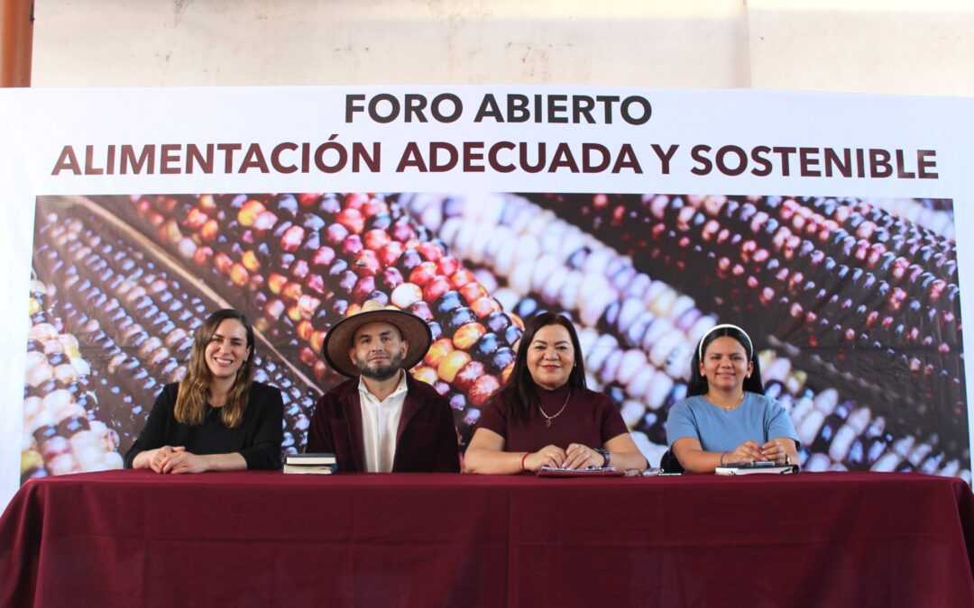EL DIPUTADO ALFREDO ÁLVAREZ LIDERÓ EL TERCER FORO ABIERTO EN EL PROCESO DE CONSTRUCCIÓN DE LA LEY ESTATAL DE ALIMENTACIÓN ADECUADA Y SOSTENIBLE