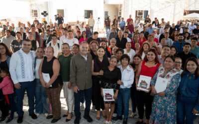 INDIRA VIZCAÍNO Y TITULARES DE SEDATU E INFONAVIT ENTREGAN PRIMERAS 116 VIVIENDAS PARA EL BIENESTAR EN COLIMA