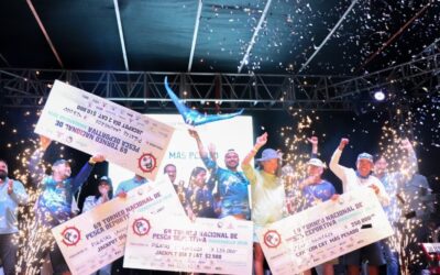 NUEVO RÉCORD HISTÓRICO EN EL TORNEO NACIONAL DE PESCA DEPORTIVA EN MANZANILLO
