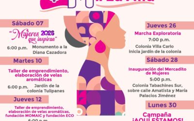 EN EL MARCO DEL 8M, REALIZARÁ VILLA DE ÁLVAREZ MARCHA EXPLORATORIA