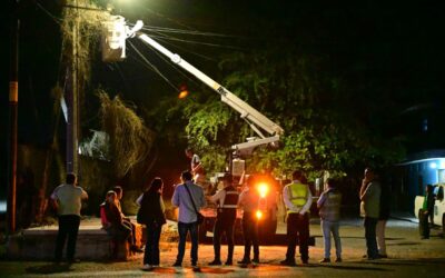SUPERVISAN ENCENDIDO DE LUMINARIAS EN LO DE VILLA