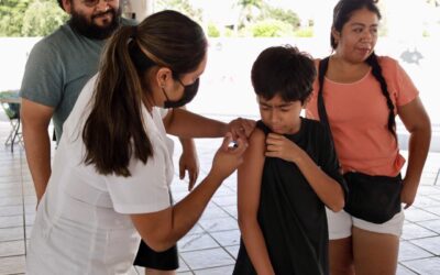 INSTALARAN MACROCENTRO DE VACUNACIÓN CONTRA SARAMPIÓN EN UNIDAD ‘GIL CABRERA’ DE VDEA