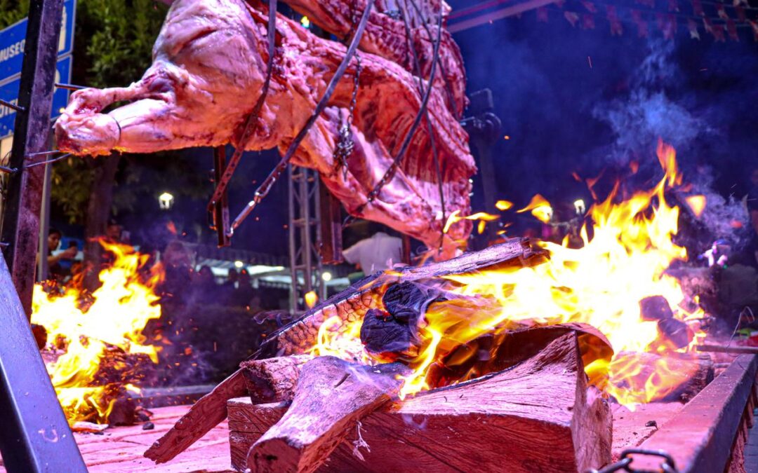 TODO LISTO PARA EL ASADO DE LA BECERRA EN EL SABORAFEST 2026