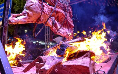 TODO LISTO PARA EL ASADO DE LA BECERRA EN EL SABORAFEST 2026