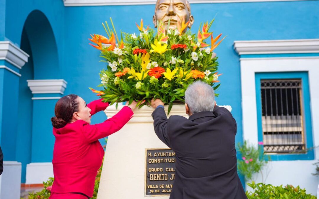 ENCABEZA TEY CEREMONIA POR EL 220 ANIVERSARIO DEL NATALICIO DE BENITO JUÁREZ