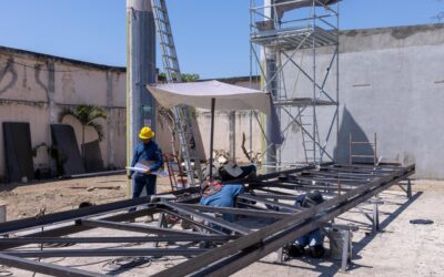 SUPERVISA GOBERNADORA AVANCES EN CONSTRUCCIÓN DEL CENTRO DE CONVENCIONES DE TECOMÁN