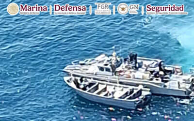 ASEGURAN ARMADA DE MÉXICO Y GUARDIA COSTERA EMBARCACIÓN CON DROGA, EN COSTAS DE MICHOACÁN