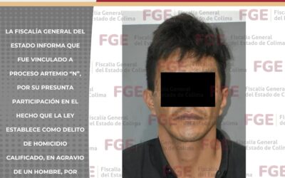 LOGRA FGE VINCULAR A PROCESO A HOMBRE POR HOMICIDIO CALIFICADO